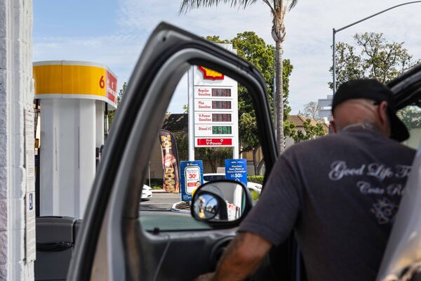 US Gas Stations As Fuel Prices Rise