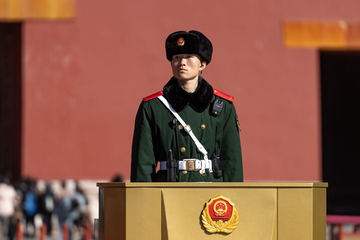 General Views in Beijing Ahead of National People's Congress